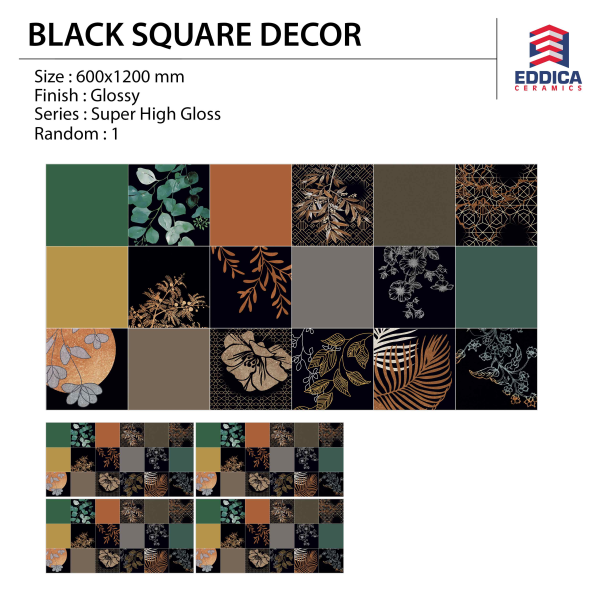 BLACK SQURE DECOR