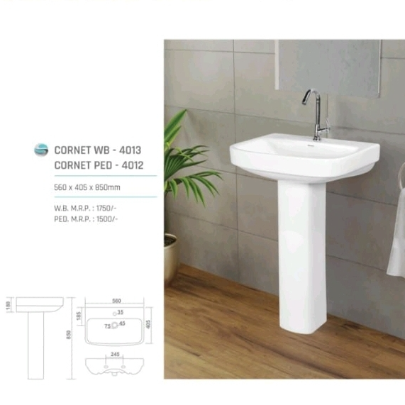 ROUND BASIN PEDESTAL