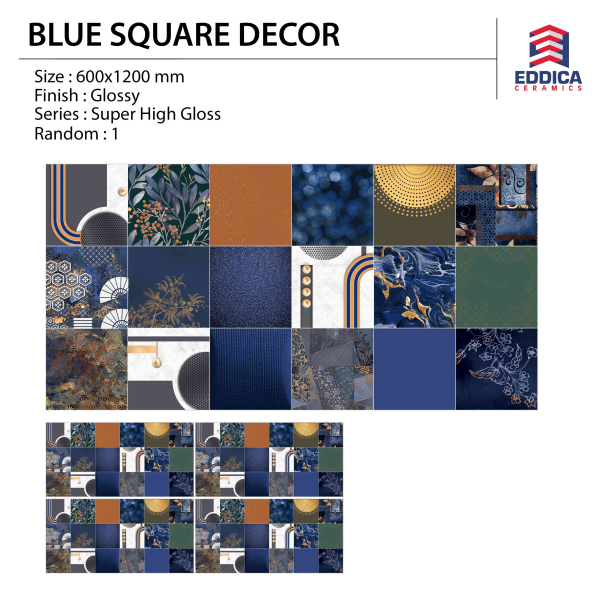BLUE SQUARE DECOR