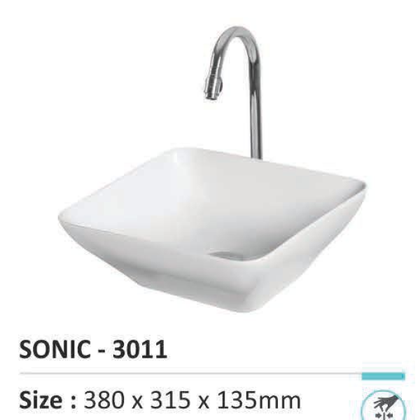 SONIC TABLE TOP BASIN