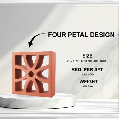 PETAL TERACOTTA JARI