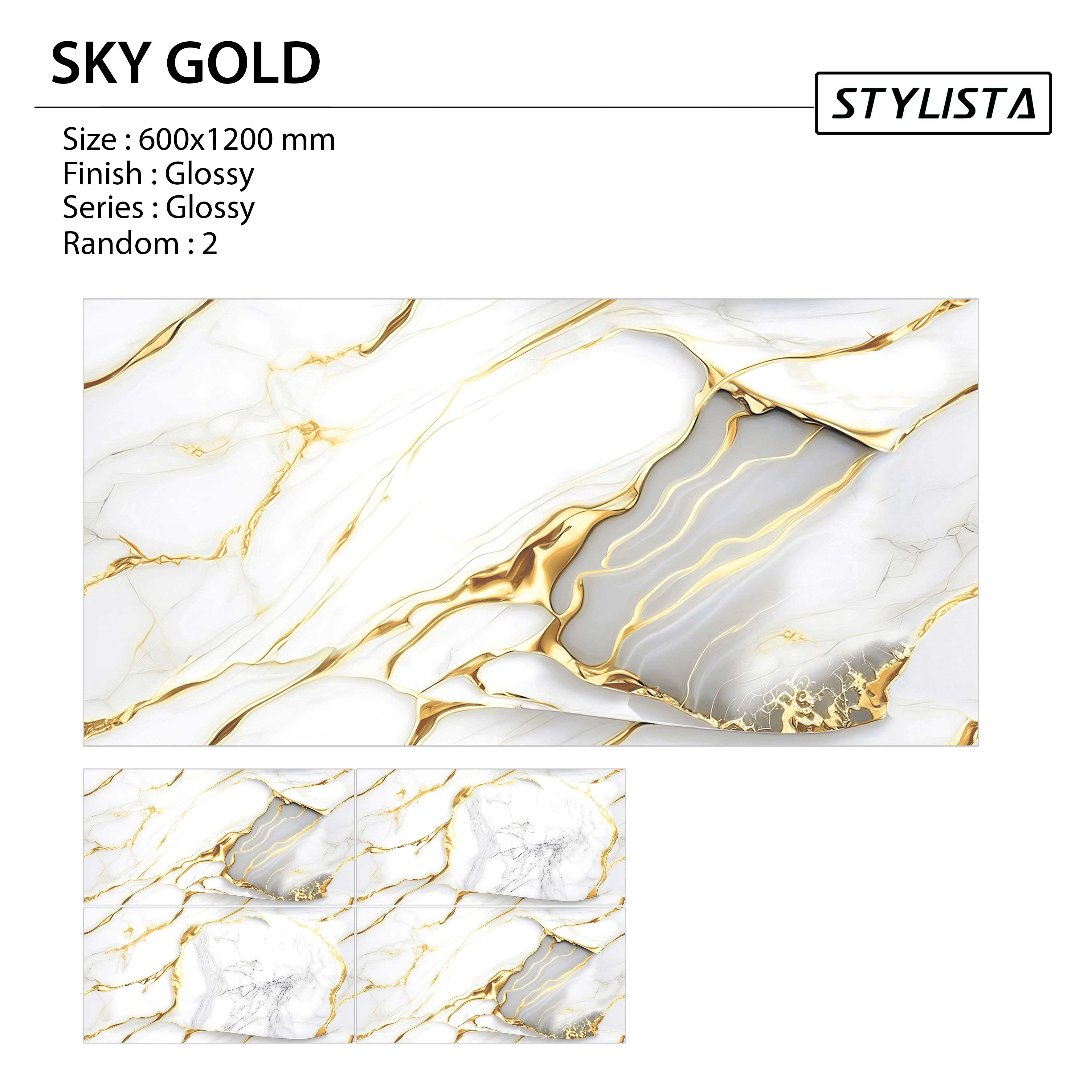 SKY GOLD GLOSSY (3PCS)
