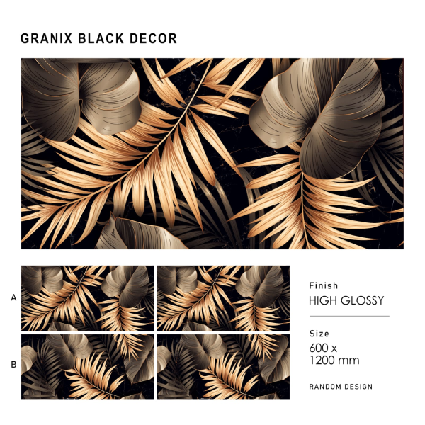 HG- GRANIX BLACK DECOR - B