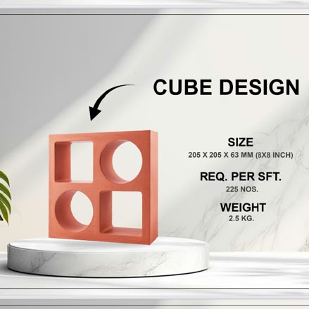 CUBE TERACOTTA JARI