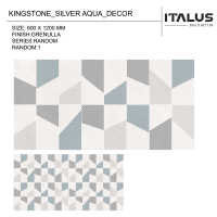 KINGSTONE SILVER AQUA DECOR